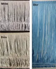 9" Rayon Chainette Fringe Trimming - Put-up: 3 Continuous Yards - Many Colors!