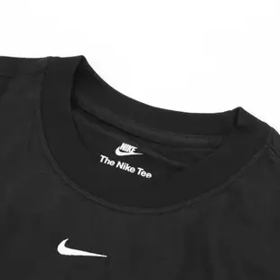 Nike 短袖 NSW 女款 黑 短T 寬鬆 落肩 刺繡 小勾 【ACS】 FD4150-010