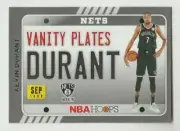 Kevin Durant 2020-21 NBA Panini Hoops Vanity Plates Insert Brooklyn Nets