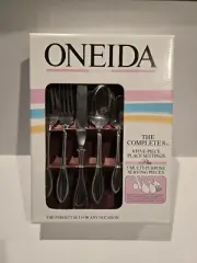 Oneida American Harmony 18/8 stainless flatware 45 piece set UNUSED