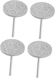 Nail Tools Set 4pcs Electric Nail Drill Bits Flat Disc Nail Drill Bit Nail File Drill Bits Sanding Discs for Manicure Pedicure