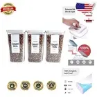 BPA-Free Airtight Food Storage Containers Set of 3 | Stackable & Clear