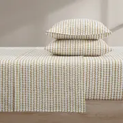 Marimekko Pikku Rasymatto Beige Cotton Sheet Set, King