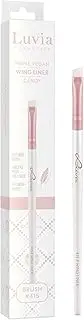 Luvia Professional Makeup Brush, Eyeliner Make-Up Brush, Eyeliner Brush, Eye Brush, Flat Angled Brush, Vegan Cosmetic Brush, 415 // Wing Liner - Candy