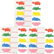 NOLITOY 3sets Strong Safe Boys and Girls' Breathable Hemostatic Patches Patches Animal Emergency Kit 4boxes*3