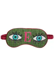 Jessica Russell Flint E Is For Eyes Silk eye Mask - Green - One Size One Size