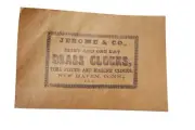 Replacement Paper Directions Label for Jerome & Co Clock Brown