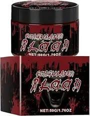 Stage Blood Makeup | Halloween Fake Blood Makeup | Coagulated Blood Realistic Vampire Blood Washable Stage Blood for Zombie Parties
