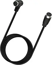 S-Video Cable - 70.8 Inch Male to Female Audio Cable | Plug and Play 9-Pin DIN Cord, Connector Transfer for TV Receiver Monitor VCR