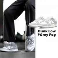 在飛比找momo購物網優惠-【NIKE 耐吉】Nike Dunk Low Grey Fo