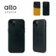 Alto Metro 插卡皮革手機殼 iPhone 14 Plus - - 渡鴉黑