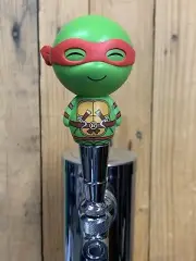 TMNT Beer Keg Tap Handle Mini Pull Knob Teenage Mutant Ninja Turtle Raphael Red