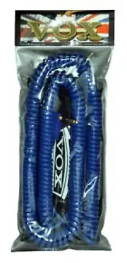 VOX coil cable 9m SL Blue VCC90 Guitar & Bass shield F/S w/Tracking# Japan New