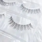 Aimo - Set of 3: False Eyelashes (X-5) Black - One Size