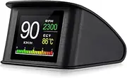 Daseeme Smart HUD Display, 2.2 Inch Digital OBDII Speedometer Car Head Up Display with Displays Speed, Distance, Time and More