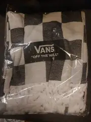 VANS FAMILY OFF THE WALL CHECKERBOARD THROW BLANKET Travel Beach 39"x70" Cotton