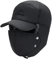 [Perfeclan] Winter Trapper Hat Casual Headwear Thermal for Outdoor Hiking Ski Biking Camping