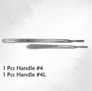 2 Surgical Scalpel Handle Knife to Use with Medical Removable Surgical Blades