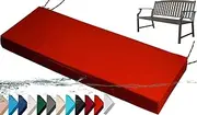 Indoor/Outdoor Waterproof Bench Cushion with Zipper - Patio, Porch Swing, Bay Window Seat Pad - 39/47/55/67 x 16Inch(F7,55x16x3in)