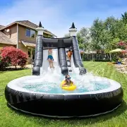 7.3M Commercial PVC Inflatable Water Slide Bounce House Large Pool Water Park