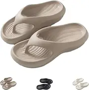 [Generic] Pillow Arch Support Flip Flops, Orthopedic Beach Slippers For Women Men, Summer Non-Slip Slippers Comfort Lightweight Walking Sandals Beach Shoes