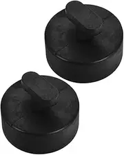 DONFAMDS 2PCS Car Jack Rubber Lifting Pad Portable Jack Stand Pads for Durable Lightweight Stable Support Prevents Vehicle Damage for Emergency Use