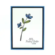 Stampin Up Get Well Card Sympathy Get Well Soon Encouragement Cards