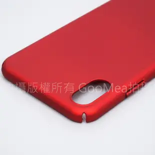 GMO  4免運 Apple iPhone XS 5.8吋 四邊包覆硬殼 彈性硬殼可掛吊繩吊飾 保護套 黑紅