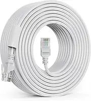 ZOSI 100ft (30 Meter) Ethernet Cable, RJ45 Network Cord for POE Camera NVR System, Cat5e Patch Cable, IP Camera, Switch, Router, Computer, Modem and More(Gray Color)