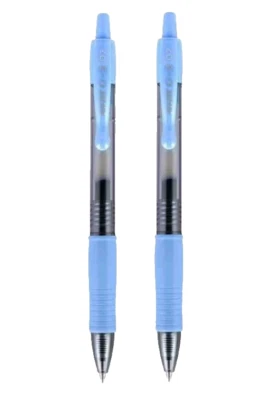 Pilot G2 Retractable Gel Pen 0.7mm Fine Periwinkle 2/Pk Refillable Office School