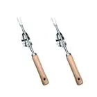 2Pcs Hand Weeder Puller Tool Manual Weed Cutter for Garden Yard