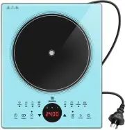 Portable Induction Stove Single Burner Electric Cooktop for Cooking 220V Plug