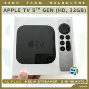 NEW Apple TV (5th Gen) 32GB HD with Siri Remote Media Streamer A1625 AU MHY93X/A