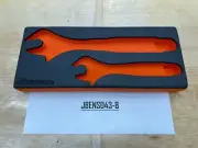 Snap-on Tools ORANGE FOAM ORGANIZER for 8" & 12" Soft Grip Adjustable Wrenches