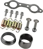 NPKNGZTATW UTV Exhaust Muffler Gasket Spring Clamp Bolt Repair Kit for Ranger RZR 800 EFI Gaskets