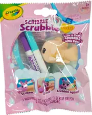 Scribble Scrubbie Pastel Pets Single Pack