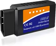 OBD2 Scanner Bluetooth Code Reader for Iphone Ios Android Windows, Auto Car Diag
