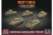 Flames of War: Sherman Armoured Troop (x5 Plastic)