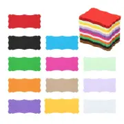3.7"x2.4" Blank Paper Business Cards 240 Pack Index Flash Cards Assorted Colors