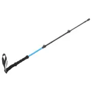 (Sky Blue)Carbon Fiber Hiking Pole 3 Section Retractable Walking Stick DP