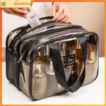 TRAVEL BAG TRANSPARENT BAG DOUBLE-LAYER LARGE-CAPACITY DRY A