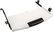 HOODANCOS Ergonomic Desk Accessory 14'' Full Extension Keyboard Tray Slide Out Drawer Under Desk Keyboard Organizers Plastic Construction