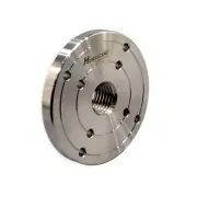 Hurricane Turning Tools, 4" Steel Faceplate For Wood Lathe, 1" x 8 TPI