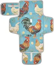 Reusable Diaper Changing Pads with Tissue Pocket Waterproof Changing pad for Baby Lightweight & Foldable Changing Station