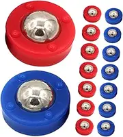Ipetboom 16pcs Shuffleboard Pucks Indoor Rolling Beads for Tabletop Curling Game for Family Fun and Coordination