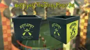Hufflepuff Quidditch Team Planter Pot with Drainage Hole 3D Printed