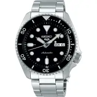 在飛比找Yahoo奇摩購物中心優惠-SEIKO 5 Sports 精工五號 經典 黑水鬼機械錶 