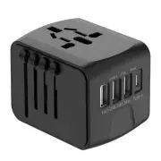 3 USB Type C Universal Travel Adapter Worldwide Multi Plug UK EU AU US Charger