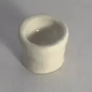 Stoneware Vase 1:12 Scale Dollhouse Miniature White Jug Jar Planter Hand Thrown