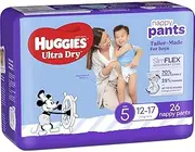 Huggies Ultra Dry Nappy Pants for 12-17 Kg Boys (Pack of 26)